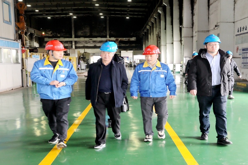 2024年 1月30日，，，，浙江省经信厅机关党委二级巡视员孙自强莅临澳门大阳城纸业开展岁末年头清静生产督导
