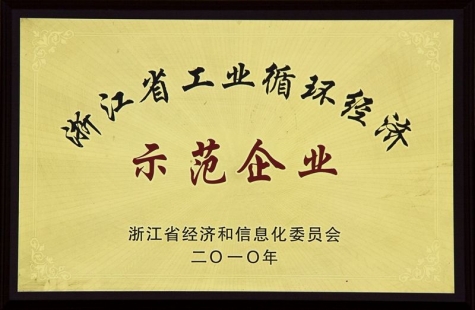 浙江省工业循环经济树模企业